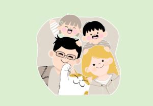 家族のイラスト